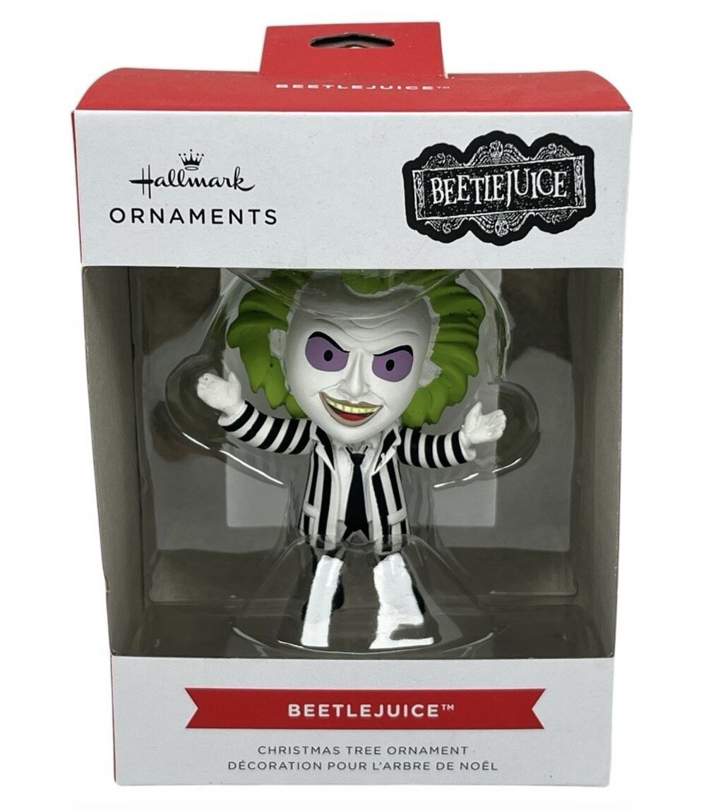 Hallmark Beetlejuice Horror Christmas Tree Ornament Movie Figure New